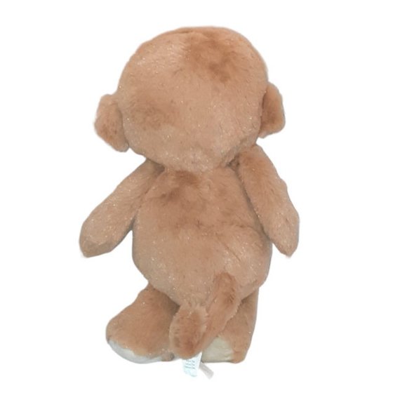 2016 Child Of Mine Carters 67173 Monkey Rattle Baby Lovey Plush BeanBag Toy 9" - Picture 3 of 7